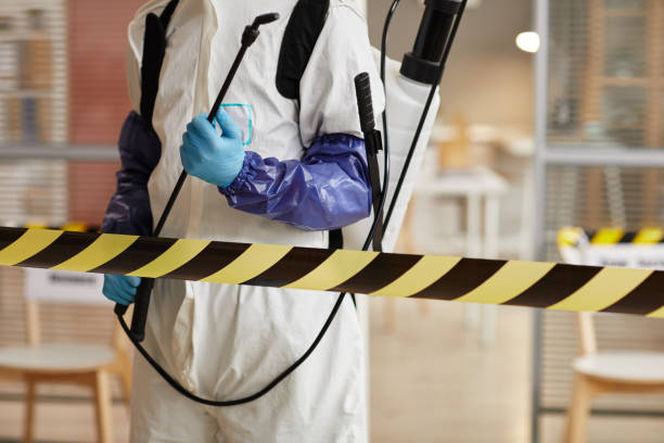 Professional Biohazard Cleanup technician working in Fox Island, WA